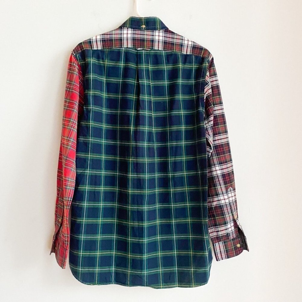 New Ralph Lauren Patchwork Plaid Button Down Casu… - image 6